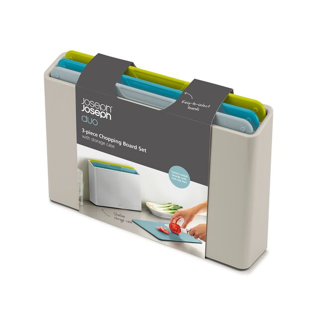 Joseph Joseph Duo Chopping Board Set with Case