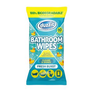 Duzzit 60 Bathroom Wipes Fresh Burst