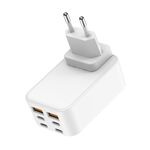 Budi 60W GaN Travel Charger 6 Port USB-C & USB-A