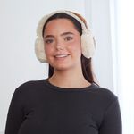 FAUX FUR Ear Muffs Natural 