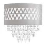 Zigzag Pattern Light Shade with Pendants