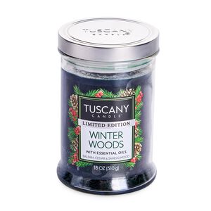 Tuscany Single Pour Candle Winter Woods 18oz