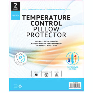 Temp Control Waterproof Pillow Protector Pair