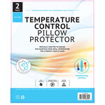 Temp Control Waterproof Pillow Protector Pair