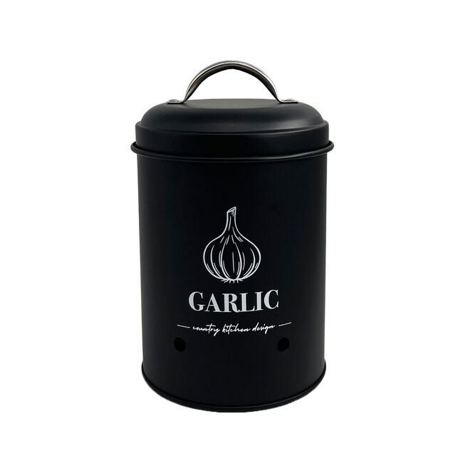 Black Garlic Storage Canister