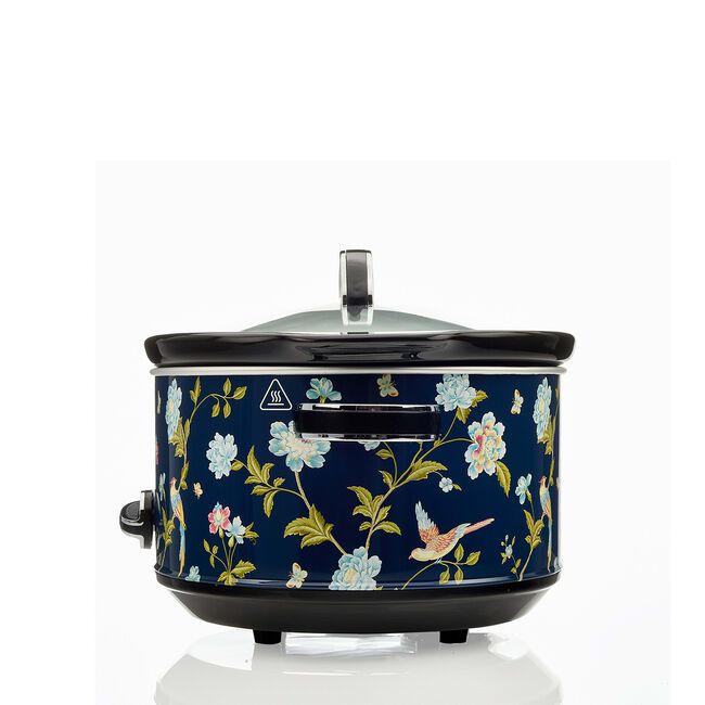 Laura Ashley Elveden Navy 6.5L Slow Cooker