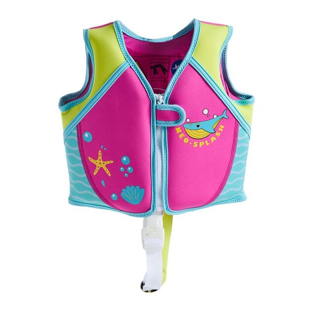 PINK SWIM VEST 3-6Y