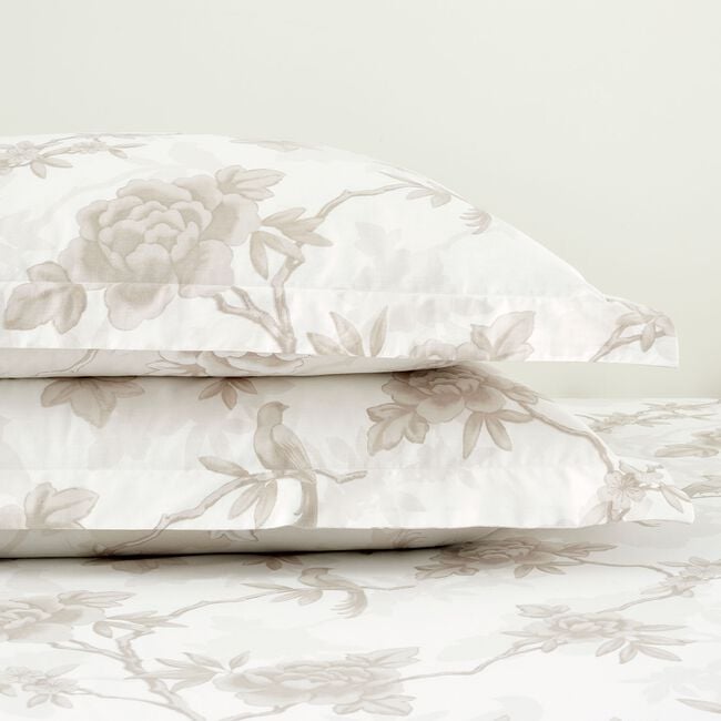 Francis Oxford Pillowcase Pair - Natural