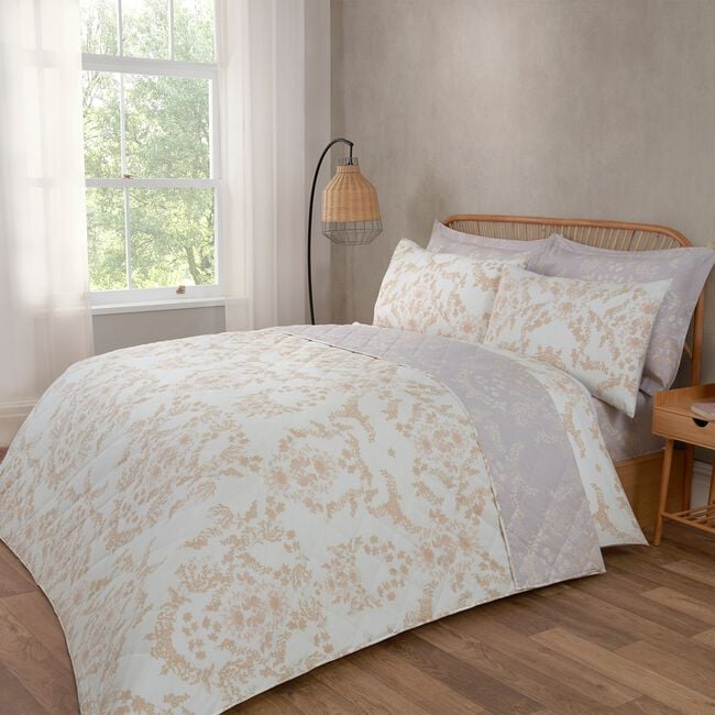 Daniella Bedspread 200cm x 220cm - Natural & Grey