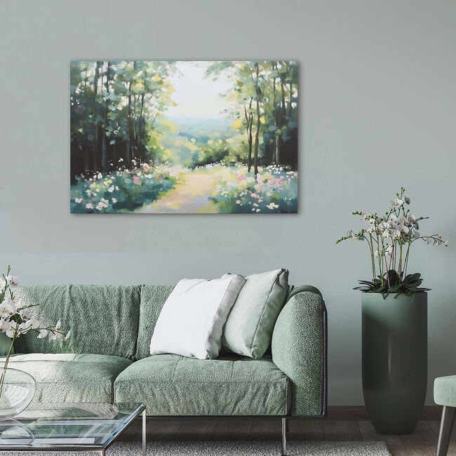 Spring Woodland Canvas