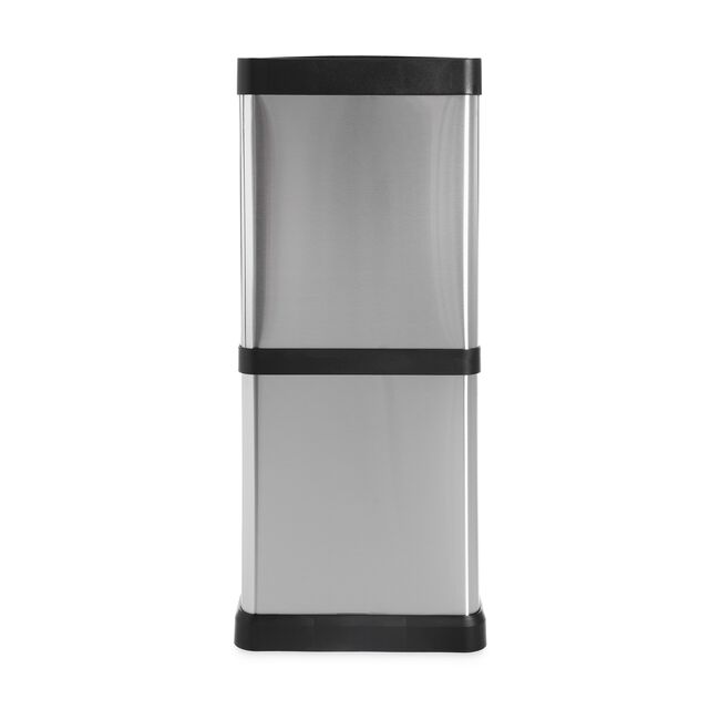 34L Stacked Double Recycling Kitchen Bin