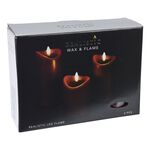 LED Pillar Candle Red - Set of 3
