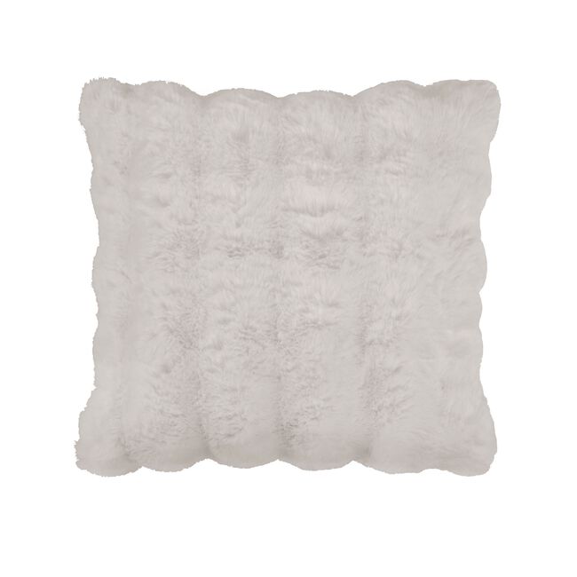 LUXE FAUX FUR WHITE 45x45 Cushion