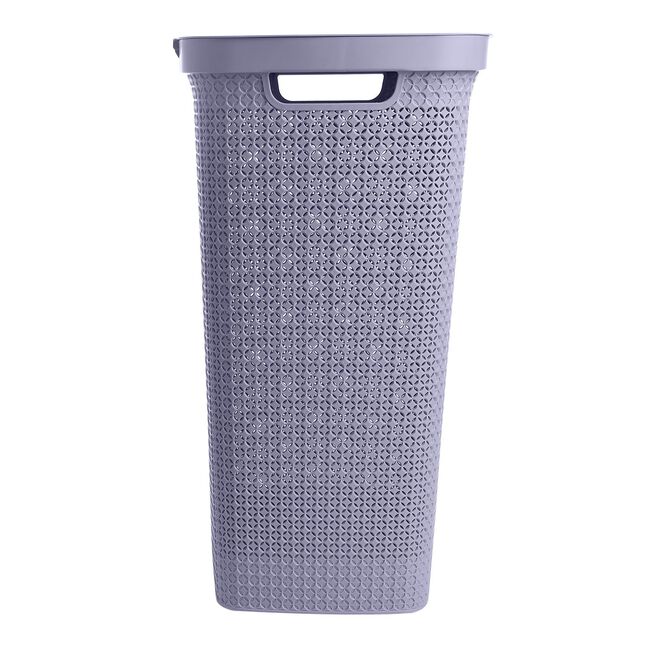 EZY STORAGE MODE 57L LILAC Laundry Hamper