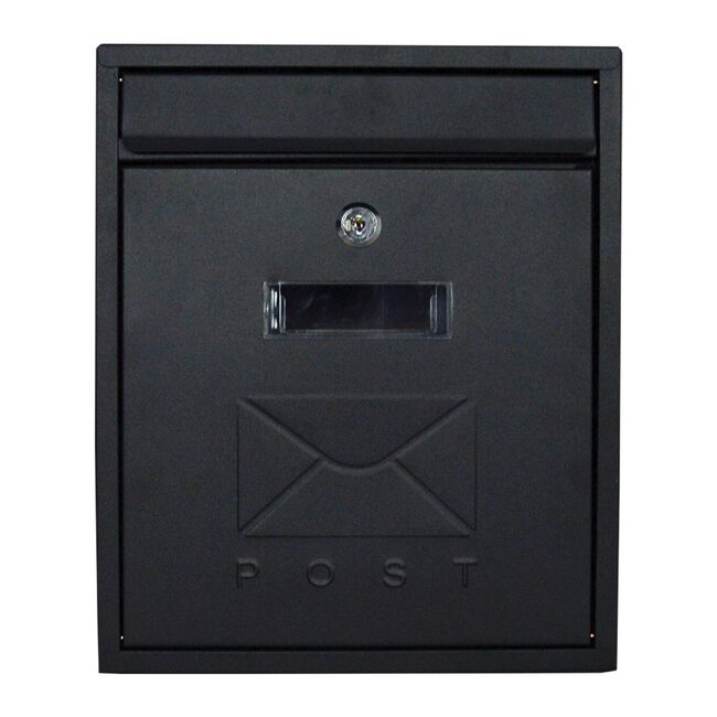 Postplus Contemporary Letterbox Matt Black