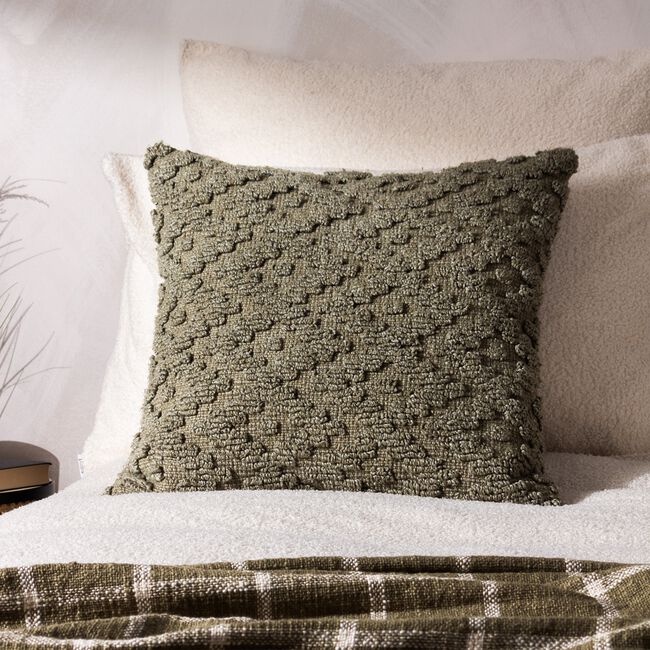 YARD CALVAY BAKED LICHEN 50x50 Cushion