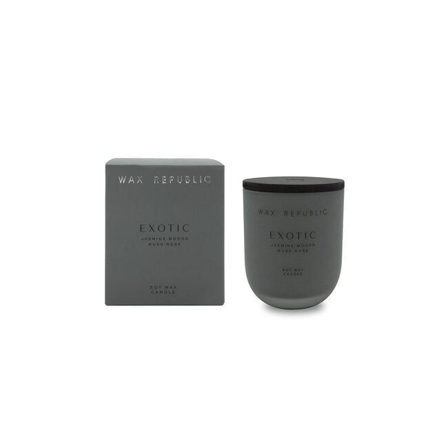 Wax Republic Exotic Jasmine Woods Candle