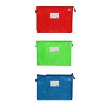 Premto Extra Durable Mesh Storage Wallet 3 Pack