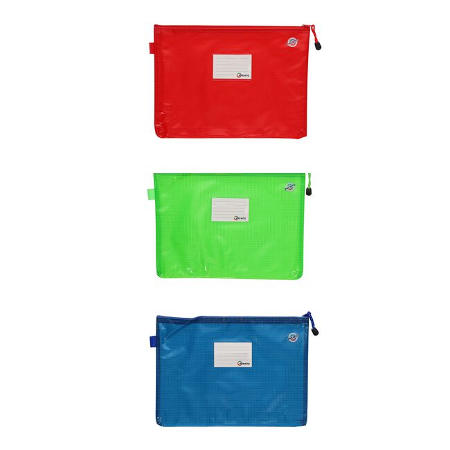 Premto Extra Durable Mesh Storage Wallet 3 Pack