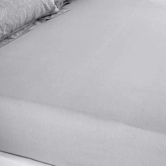 Roisin Grey Double Fitted Sheet