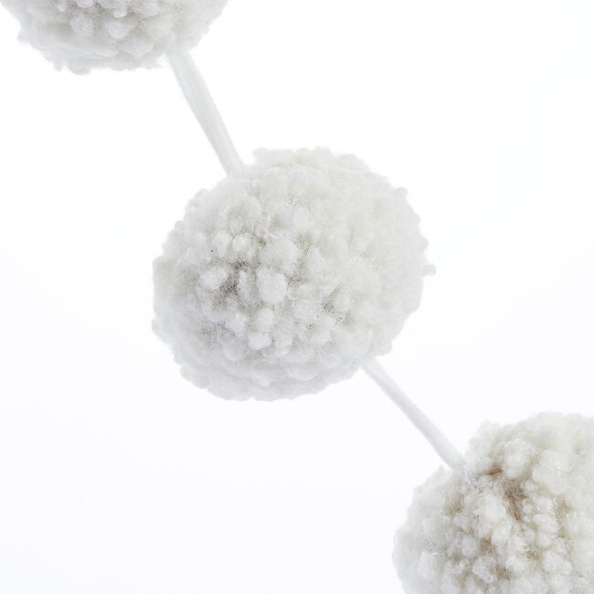 Pom Pom Christmas Garland 1.7M 