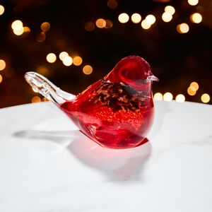 Cashel Living Glass Red Robin