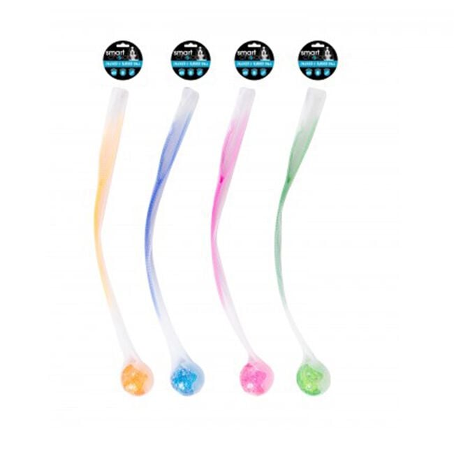 Chucker With Squeak & Flash Rubber Ball - Assorted