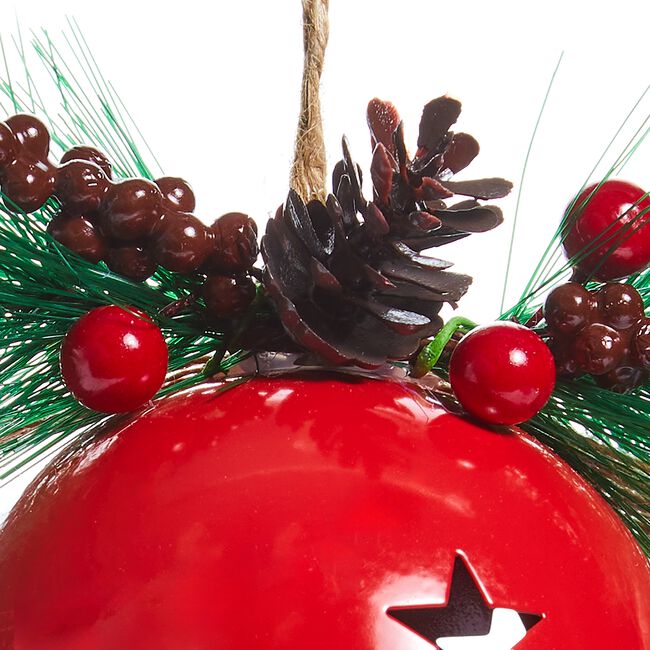 Round Christmas Bell Hanging Tree Decoration
