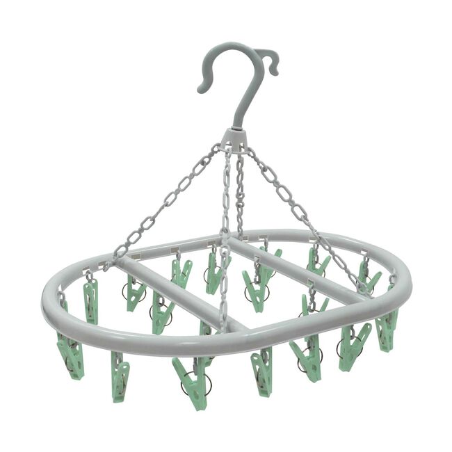 JVL 20 Peg Oval Folding Sock Dryer