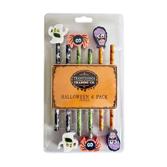 Halloween Pencils - 6 Pack