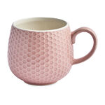 Mason Cash Embossed Honeycomb Pink Mug