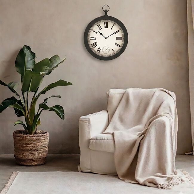 Sophia Pocket Watch Clock 44cm 
