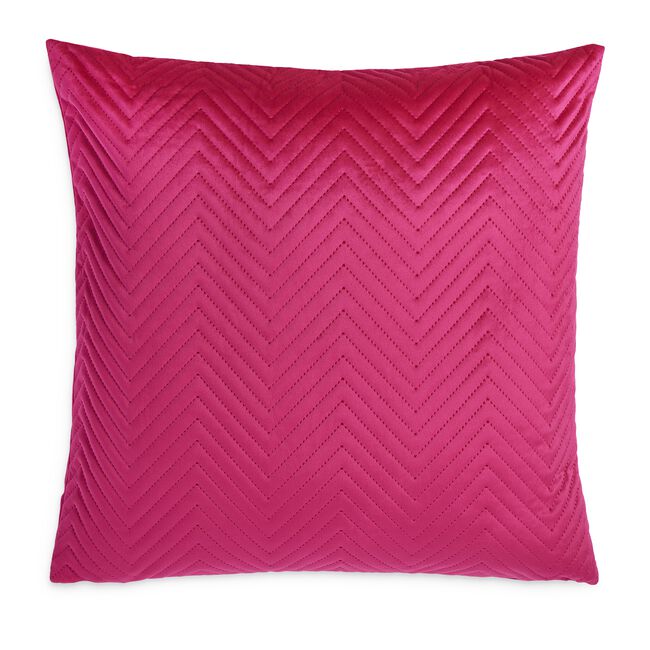 TRIANGLE STITCH HOT PINK 58x58 Cushion