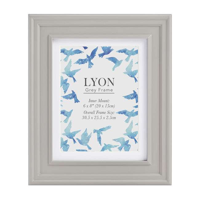 4x6 TRIPLE LYON GREY Frame