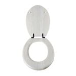 MODERN NATURAL OAK EFFECT TOILET Seat