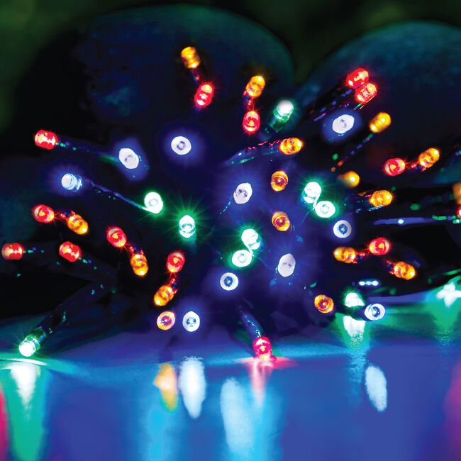 50 Multi LED Garden Solar Lights