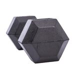 Body Go Rubber Hex Dumbbell 12.5kg