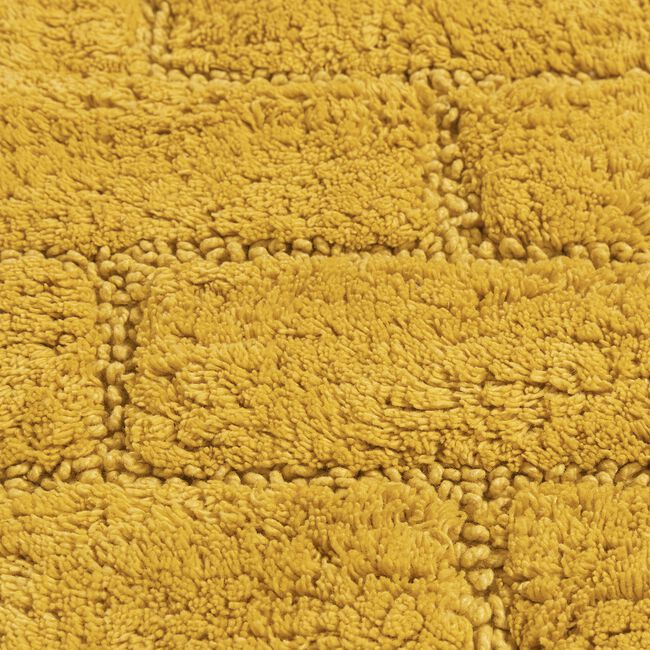 COTTON BRICK OCHRE 50x80 Bath Mat