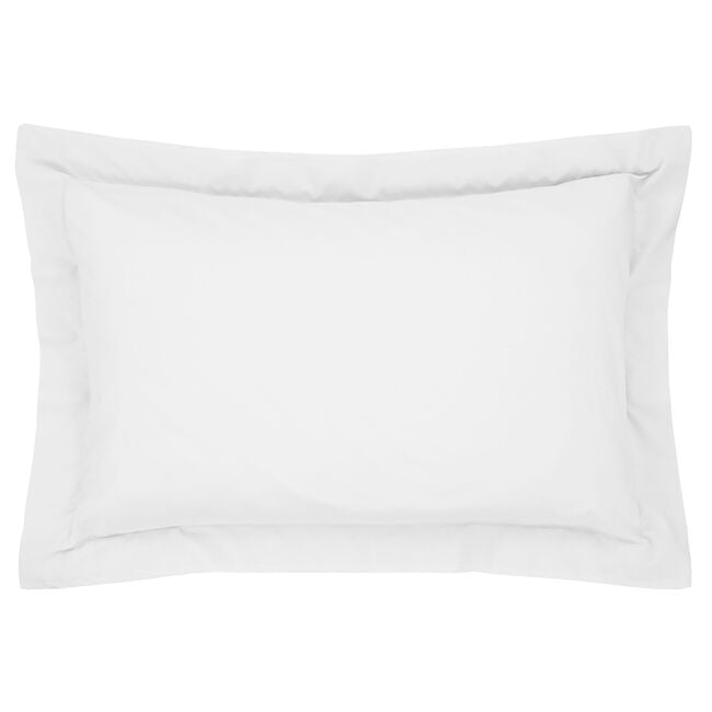 Nicole Day Percale Oxford Pillowcase Pair - White