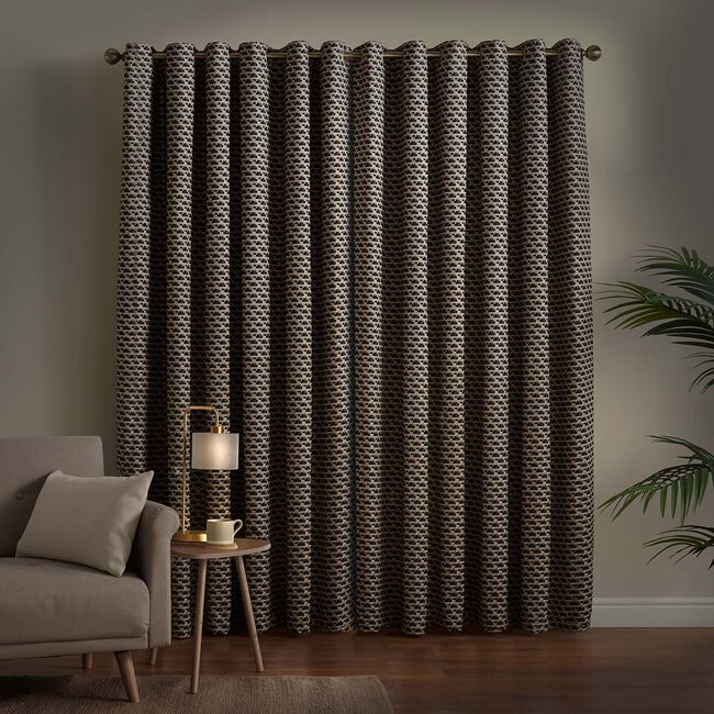 MIDNIGHT MOOD BLACK 66x54 Curtain