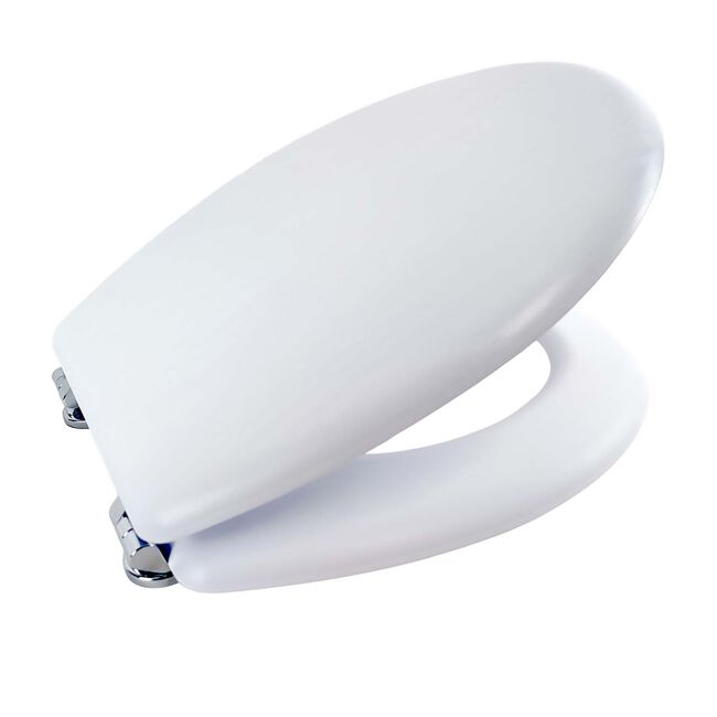 MODERN WHITE OAK EFFECT TOILET Seat