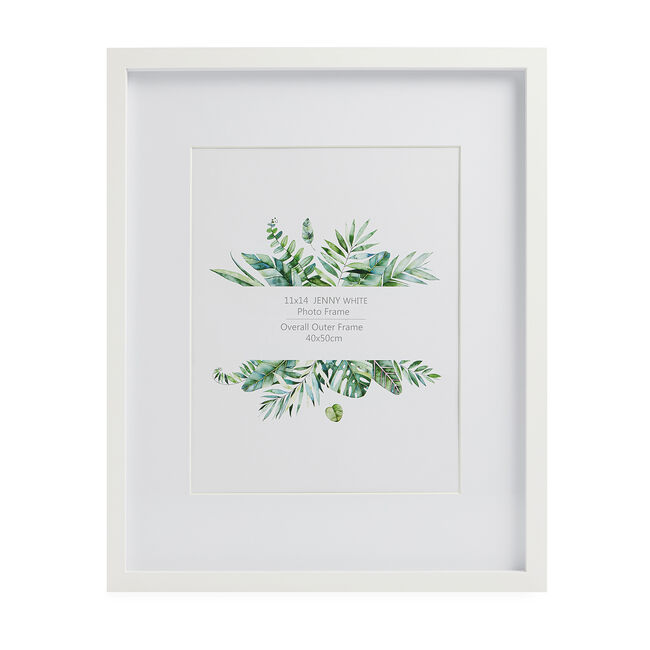 4x4 JENNY WHITE Photo Frame