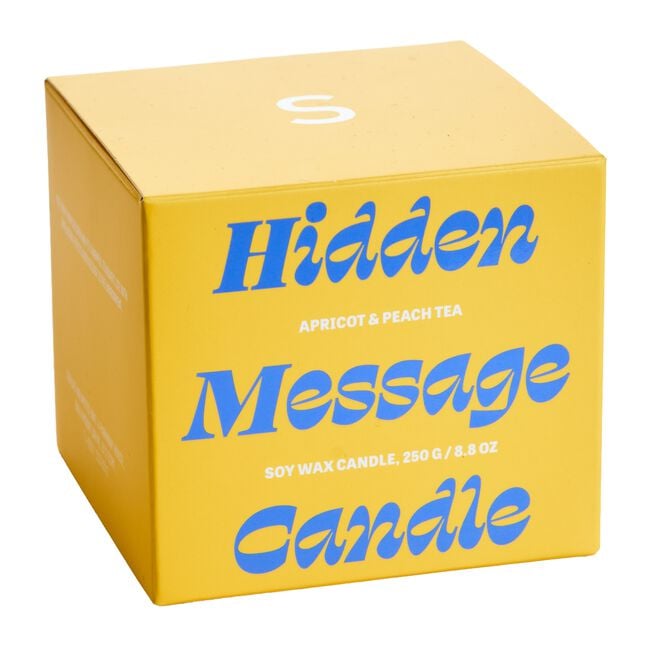 Hidden Message Happy Birthday Candle 250g