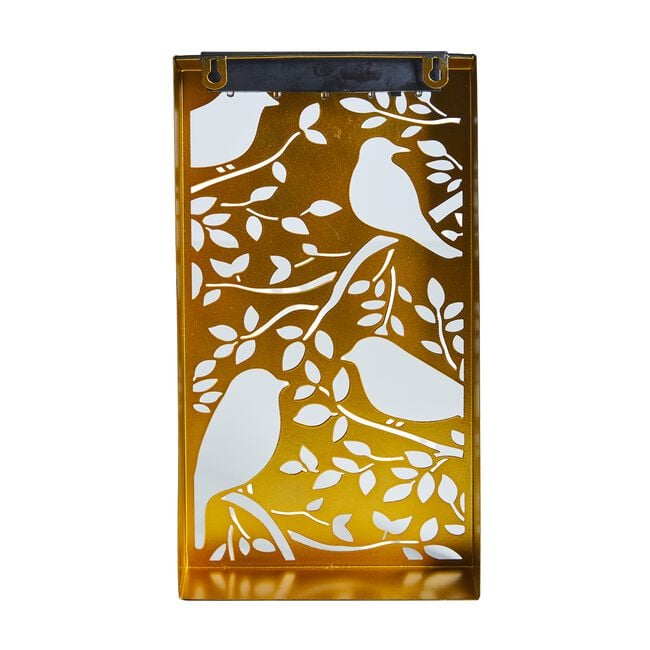 Birds Solar Wall Light Art