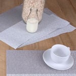 Blocks Placemat - Silver