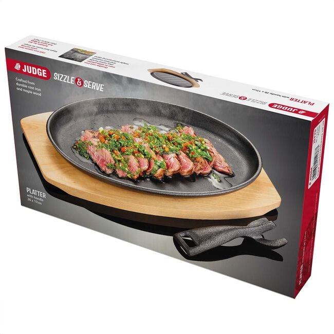 Judge Sizzle & Serve 26cm x 17cm Platter