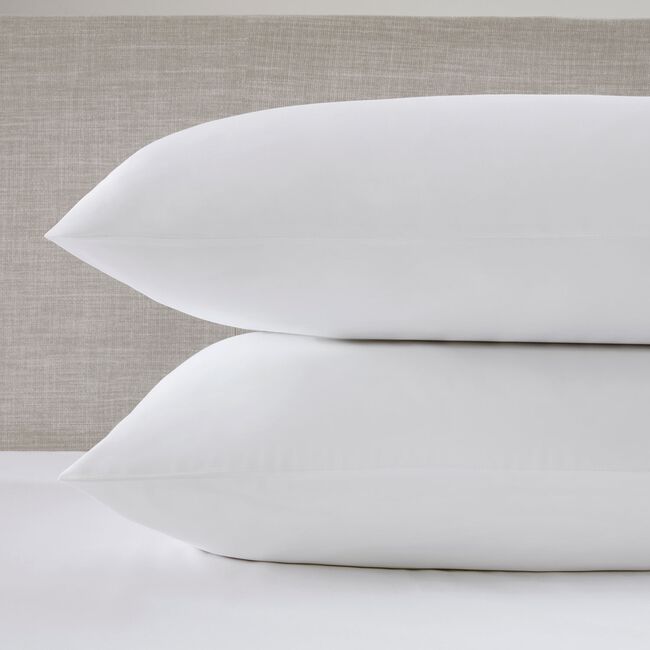 400TC Cotton Housewife Pillowcase Pair White
