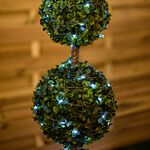 200 LED Solar Copper String Lights - White