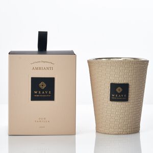 Ambianti Weave Oud Vanilla 360g Candle