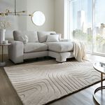MESMERISE NATURAL WOOL  160X230cm Rug